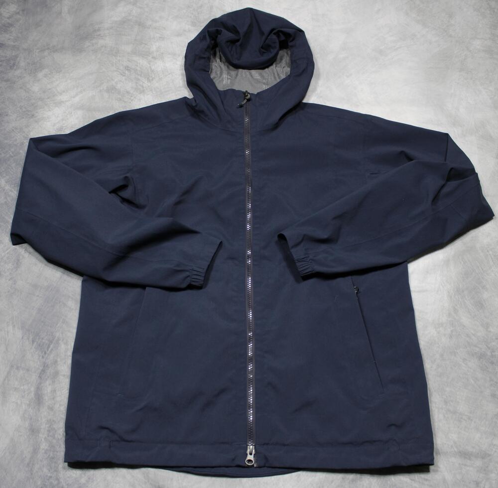 Vertx Jacket Mens Medium Blue Softshell Hooded Full Zip Windbreaker VTX7030